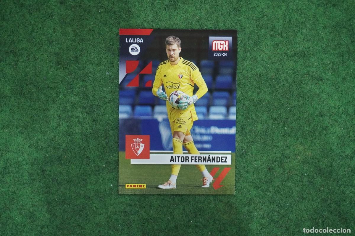 Football Stickers: 273 AITOR FERNANDEZ OSASUNA MEGACRACKS 2023 2024 MGK 23 24 PANINI LALIGA EA SPORTS