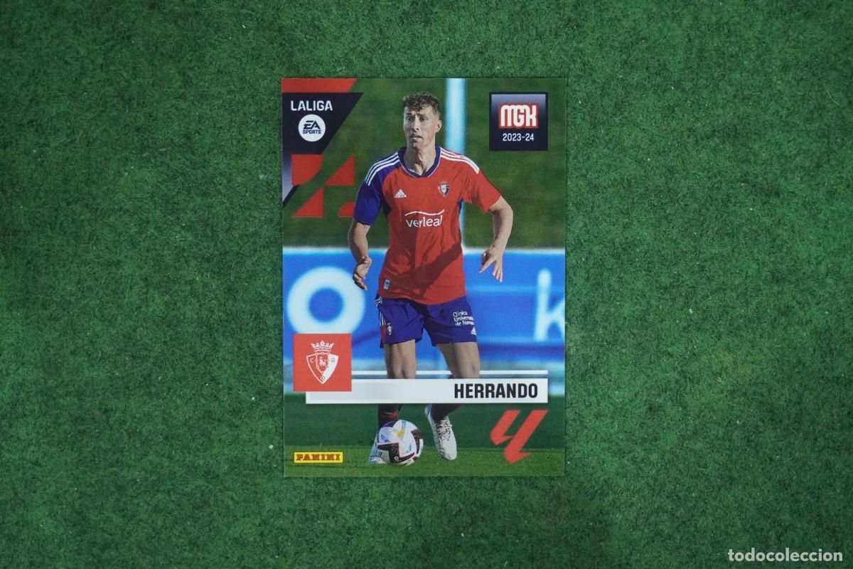 Football Stickers: 276 HERRANDO OSASUNA MEGACRACKS 2023 2024 MGK 23 24 PANINI LALIGA EA SPORTS