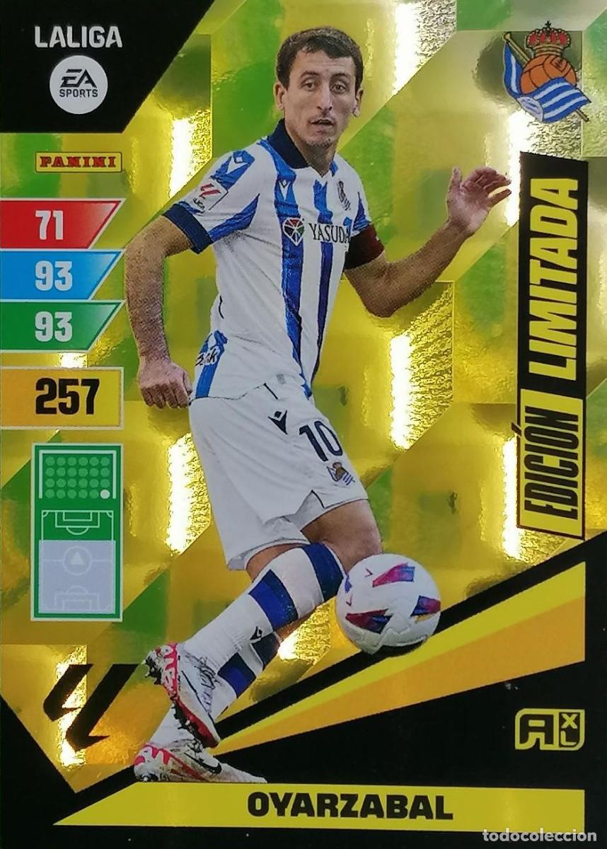 Fu&szlig;ball-Sticker: Carta edici&oacute;n limitada Mikel Oyarzabal Real Sociedad Panini Adrenalyn XL La Liga 2023-2024
