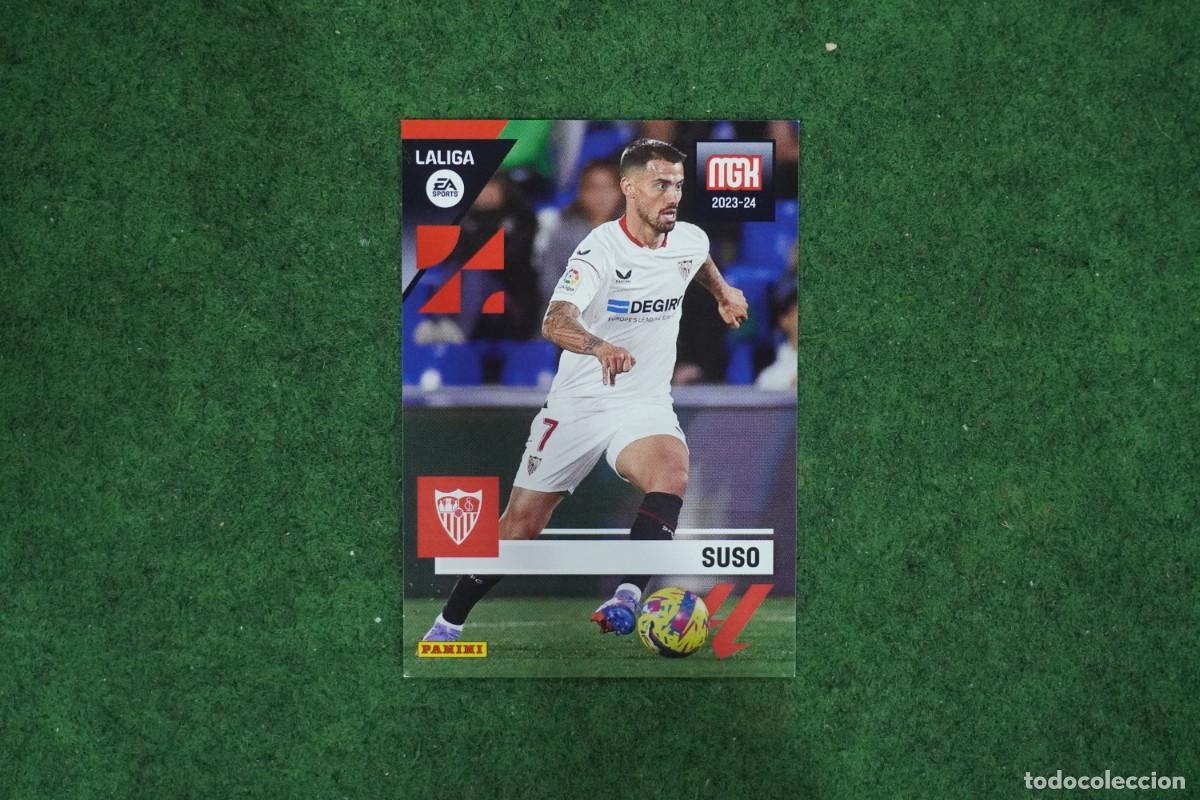 Cromos de f&uacute;tbol: 340 SUSO SEVILLA MEGACRACKS 2023 2024 MGK 23 24 PANINI LALIGA EA SPORTS