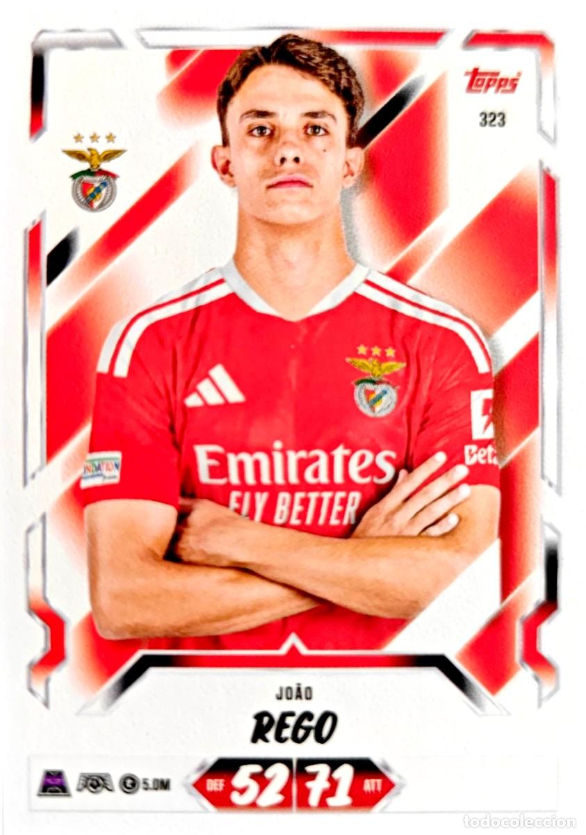 Cromos de f&uacute;tbol: 323 Joao Rego - SL Benfica - TOPPS Match Attax 2026 2027 26 27