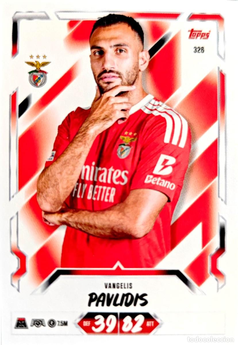 Cromos de f&uacute;tbol: 326 Vangelis Pavlidis - SL Benfica - TOPPS Match Attax 2026 2027 26 27