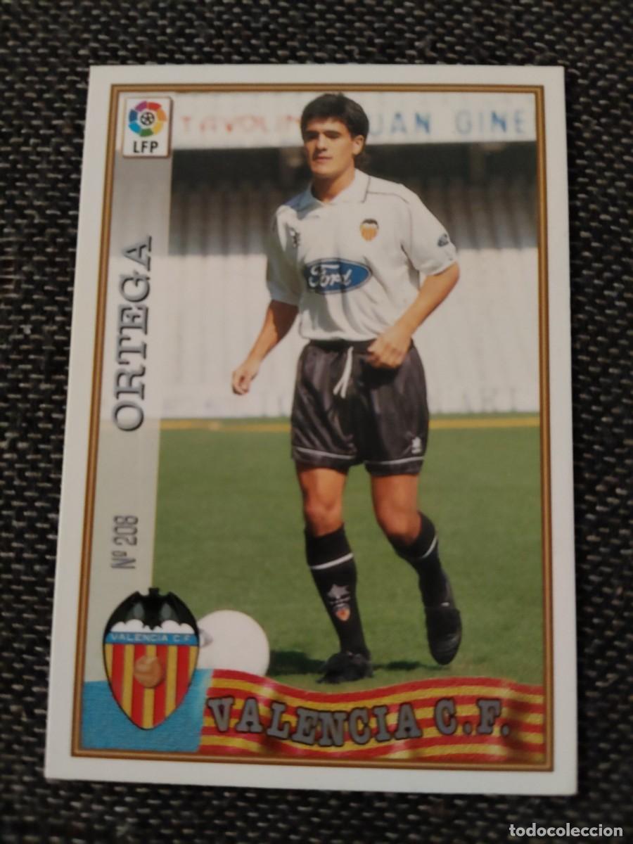 Cromos de f&uacute;tbol: 208 ortega valencia las fichas de la liga 97-98 mundicromo