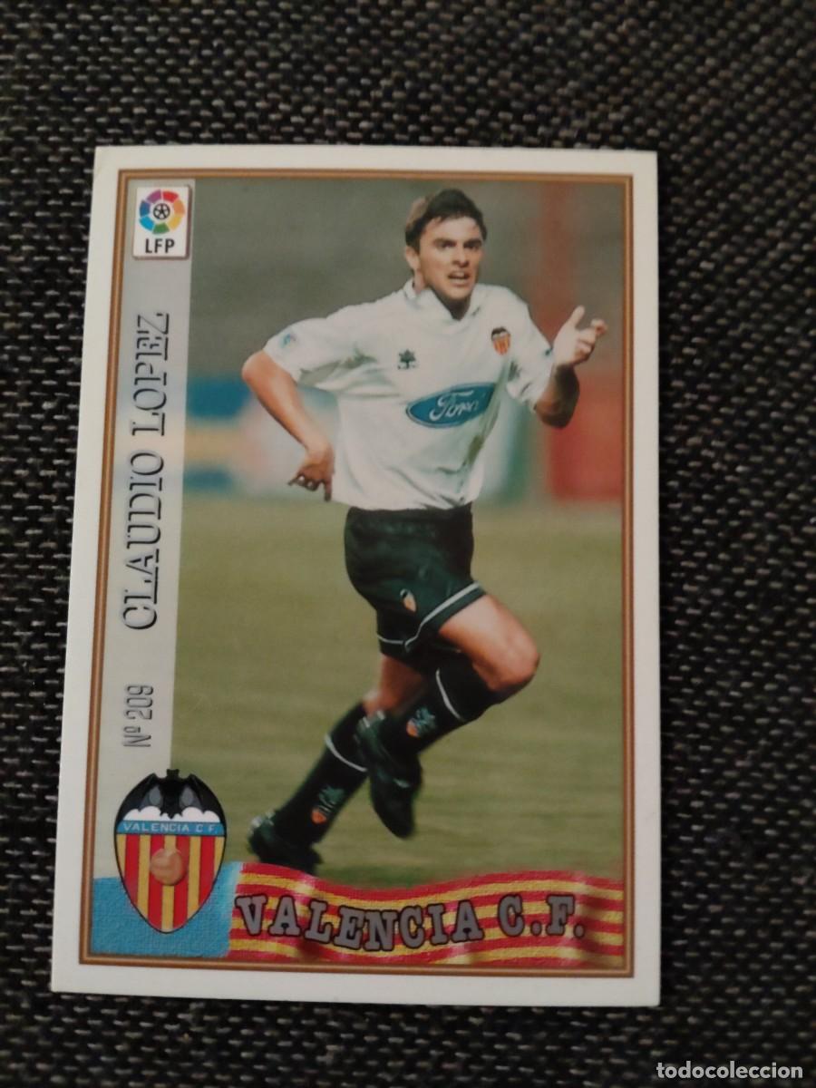 Cartes &agrave; collectionner de Football: 209 Claudio L&oacute;pez valencia mundicromo las fichas de la liga 97-98