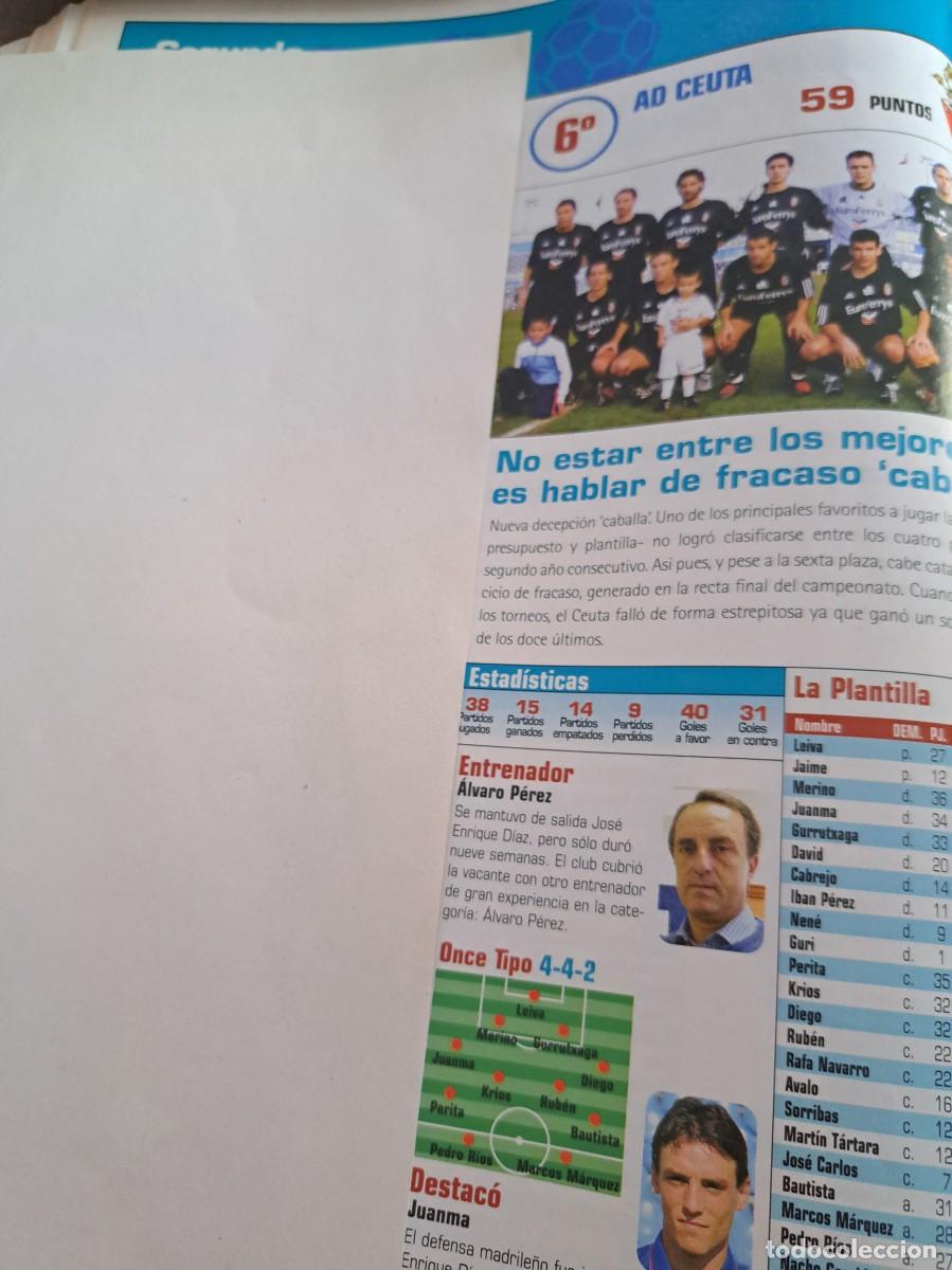 Cartes &agrave; collectionner de Football: Foto plantilla y jugadores Don Bal&oacute;n 2003-04. AD Ceuta