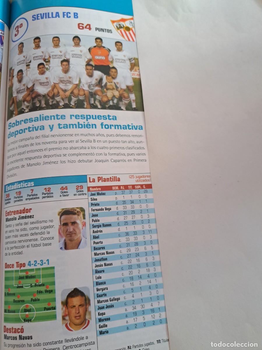 Cromos de f&uacute;tbol: Foto plantilla y jugadores Don Bal&oacute;n 2003-04. Sevilla FC B