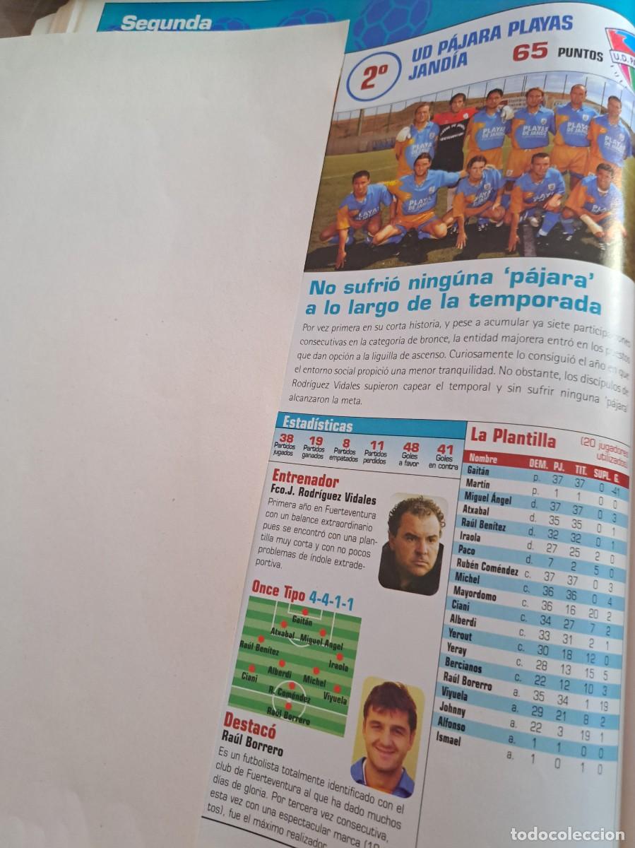 Cromos de f&uacute;tbol: Foto plantilla y jugadores Don Bal&oacute;n 2003-04. UD P&aacute;jara Playas Jandia