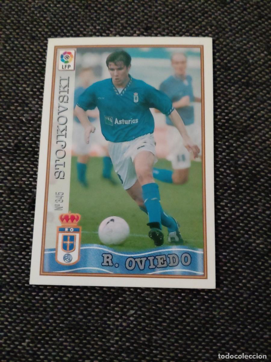 Cromos de f&uacute;tbol: 345 stojkovski Oviedo mundicromo las fichas de la liga 97-98