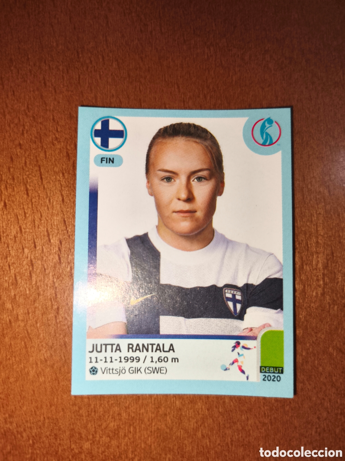 Cromos de f&uacute;tbol: Jutta Rantala n&deg;196 Uefa Women's Euro 2022 Finlandia