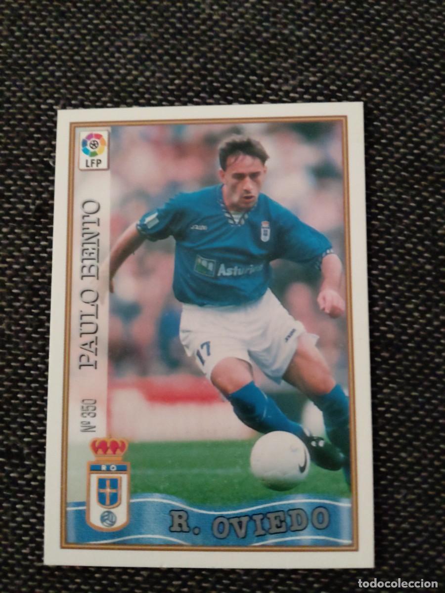 Cromos de f&uacute;tbol: 350 paulo bento Oviedo mundicromo las fichas de la liga 97-98