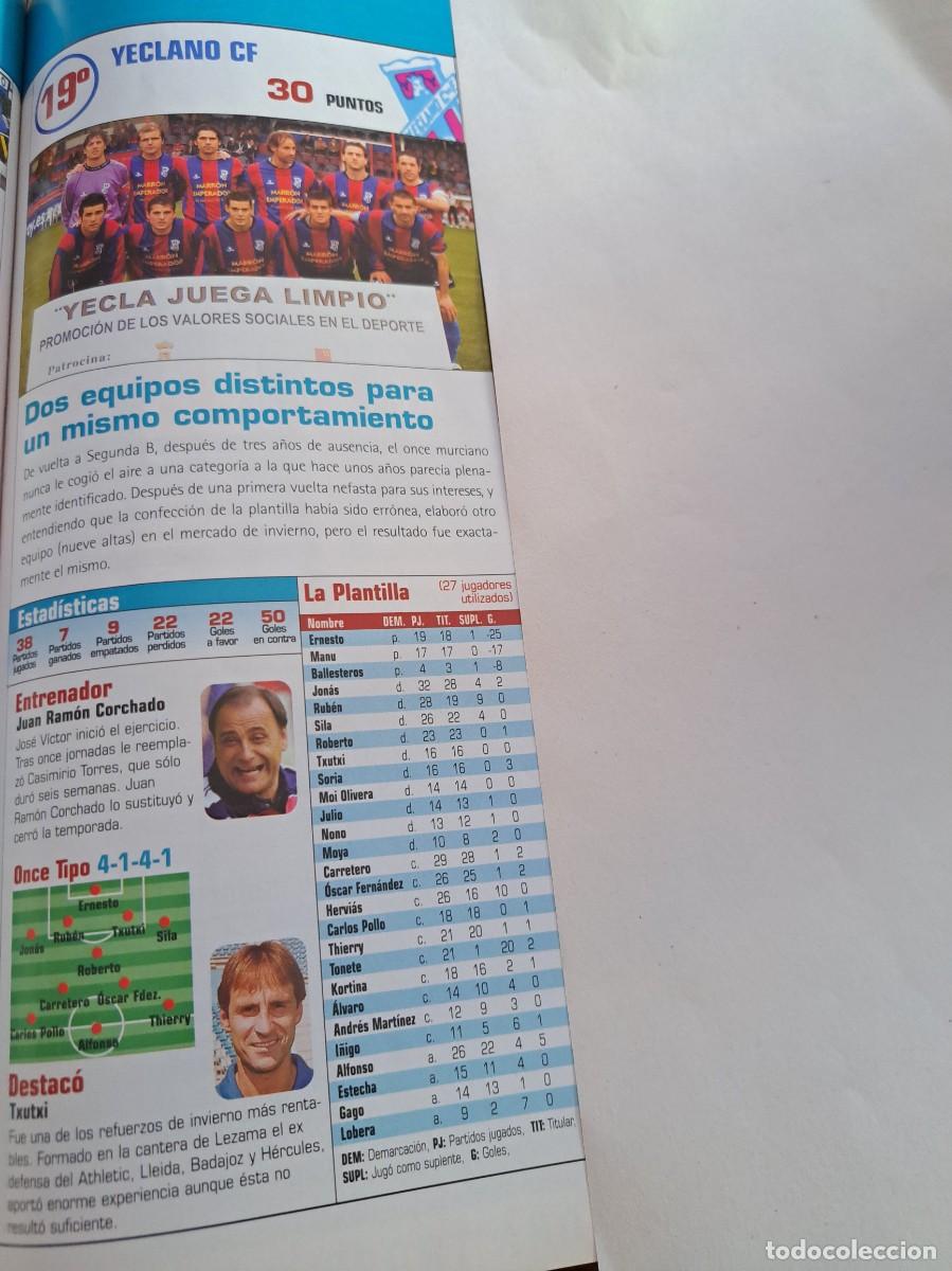Cromos de f&uacute;tbol: Foto plantilla y jugadores Don Bal&oacute;n 2003-04. Yeclano CF