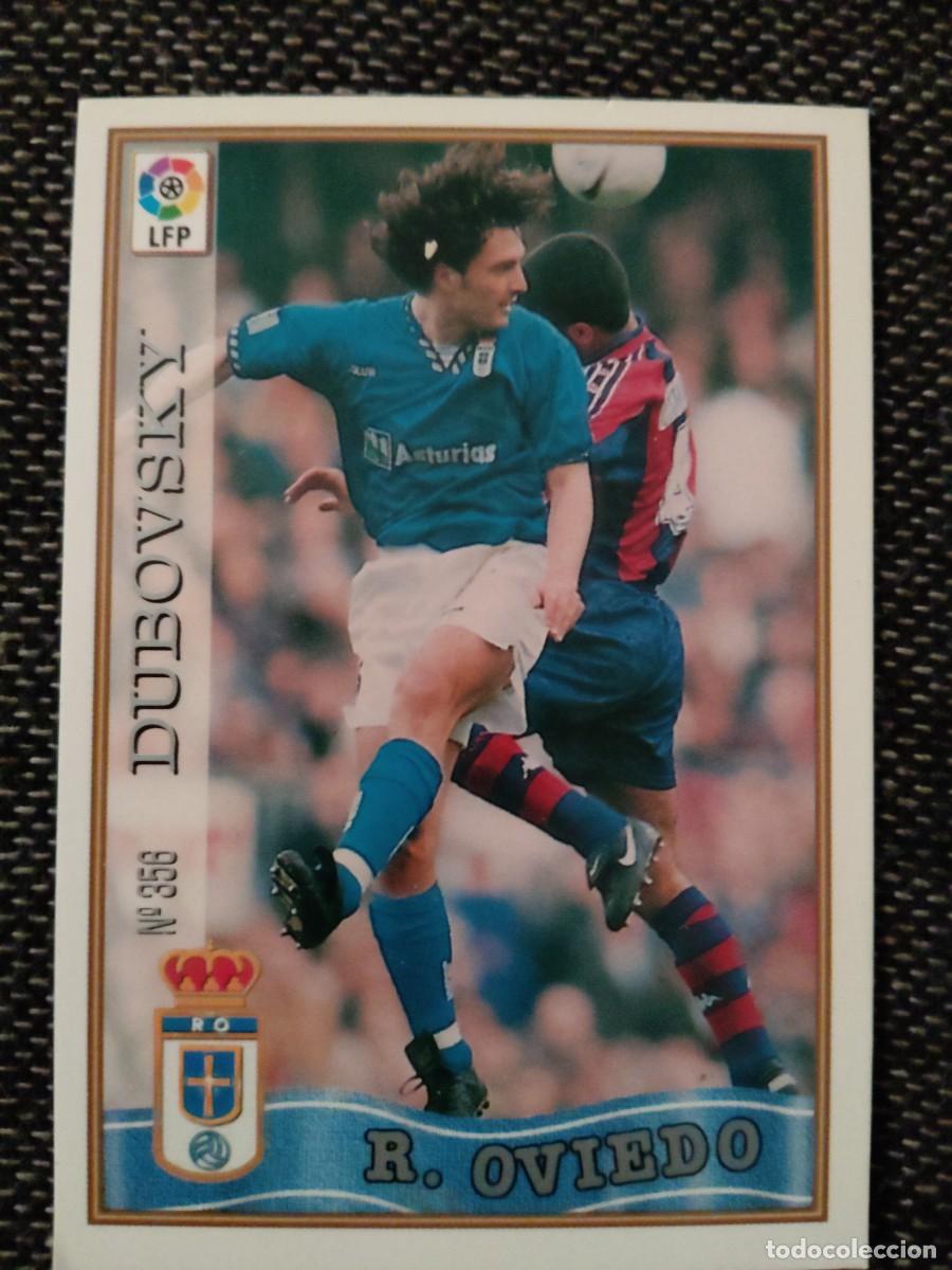 Cromos de f&uacute;tbol: 356 dubovsky Oviedo mundicromo las fichas de la liga 97-98