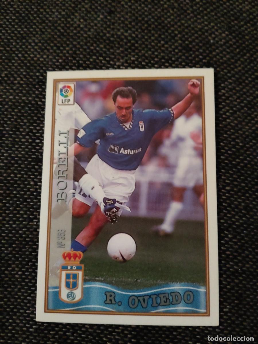 Cromos de f&uacute;tbol: 353 borrelli Oviedo mundicromo las fichas de la liga 97-98