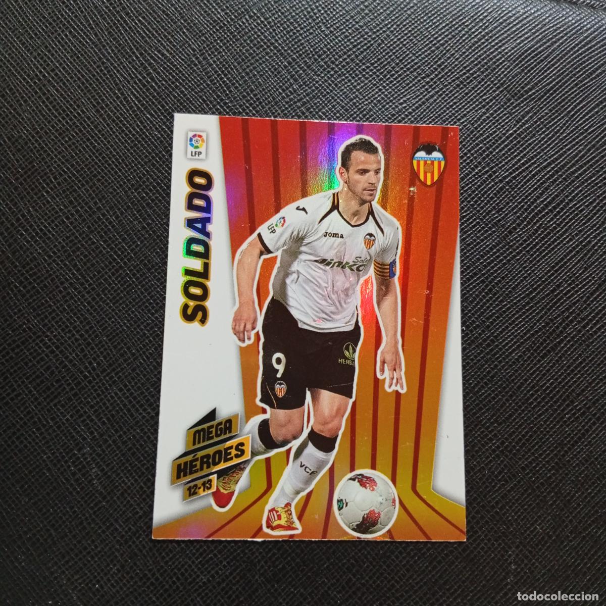 Cromos de f&uacute;tbol: 382 SOLDADO VALENCIA MEGACRACKS 2012 2013 CROMO 12 13 FUTBOL LIGA - A22 PG10