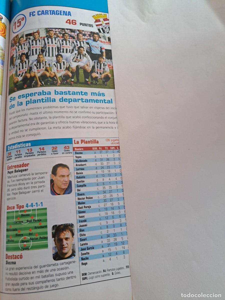 Cromos de f&uacute;tbol: Foto plantilla y jugadores Don Bal&oacute;n 2003-04. FC Cartagena