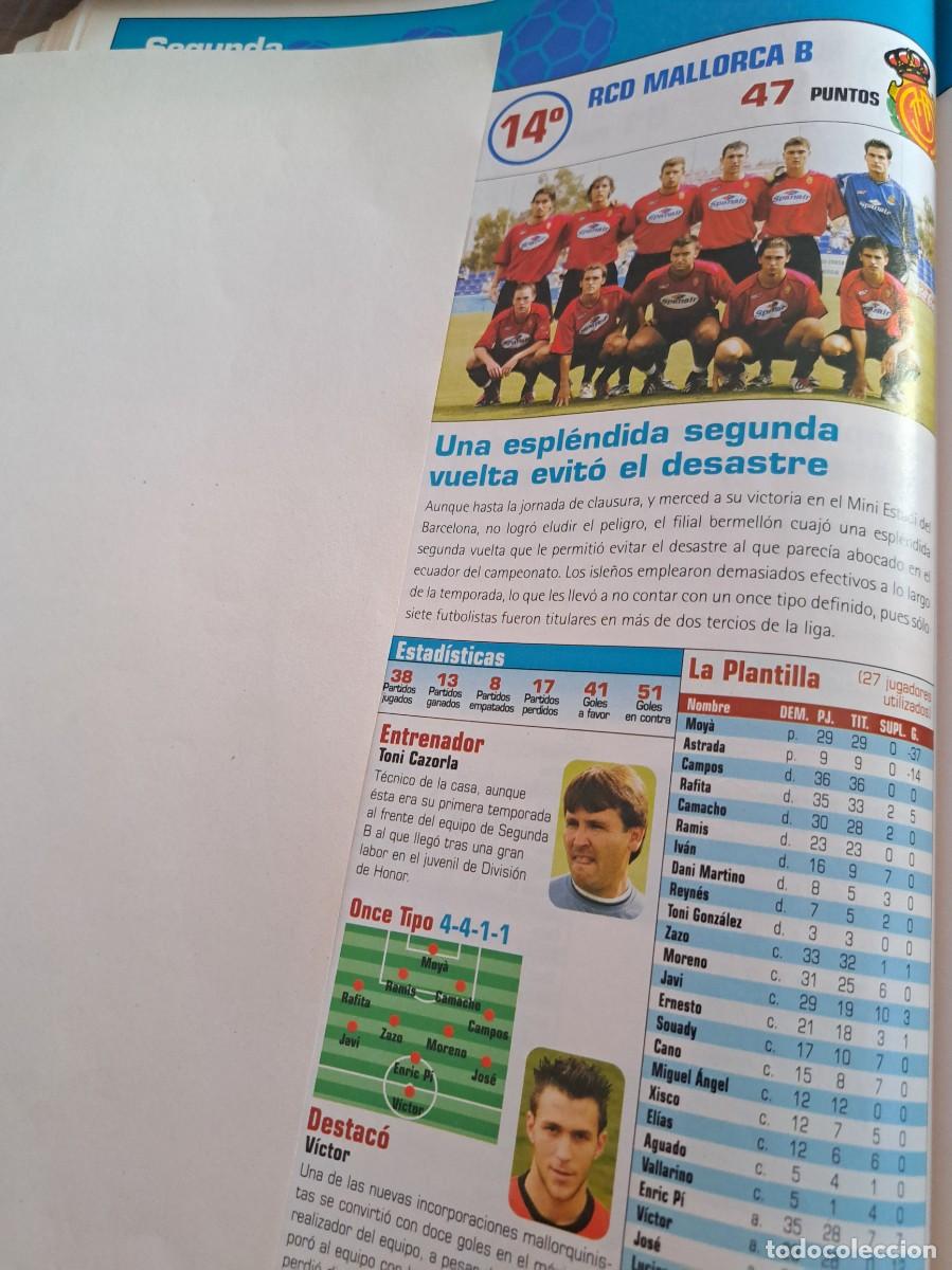 Cromos de f&uacute;tbol: Foto plantilla y jugadores Don Bal&oacute;n 2003-04. RCD Mallorca B