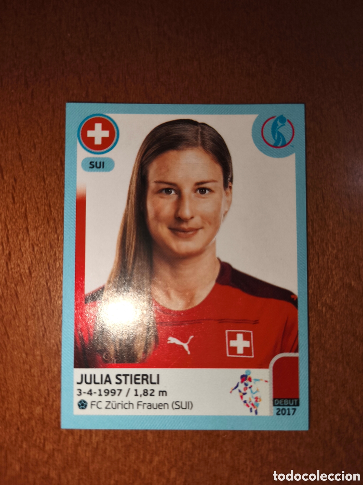 Cromos de f&uacute;tbol: Julia Stierli n&deg;267 Uefa Women's Euro 2022 Suiza