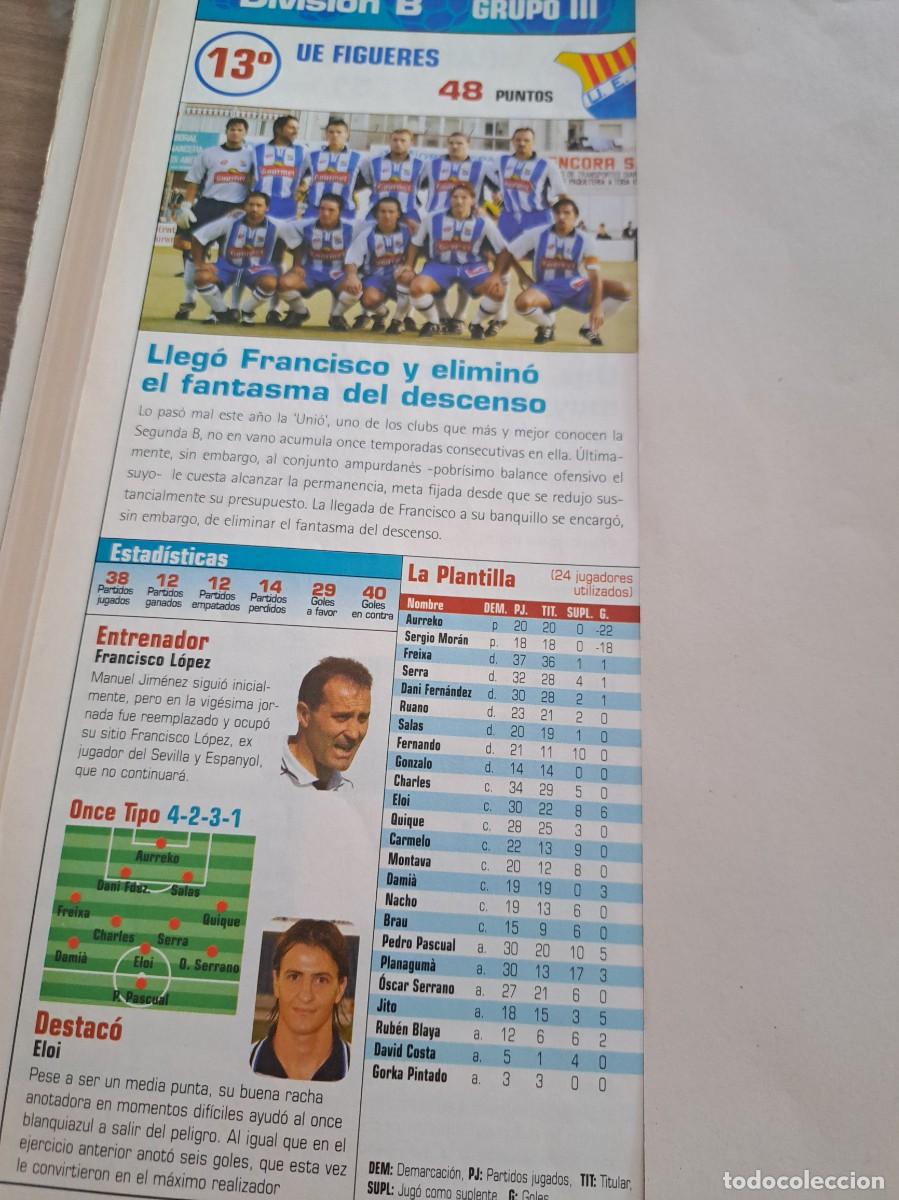 Cromos de f&uacute;tbol: Foto plantilla y jugadores Don Bal&oacute;n 2003-04. UE Figueres