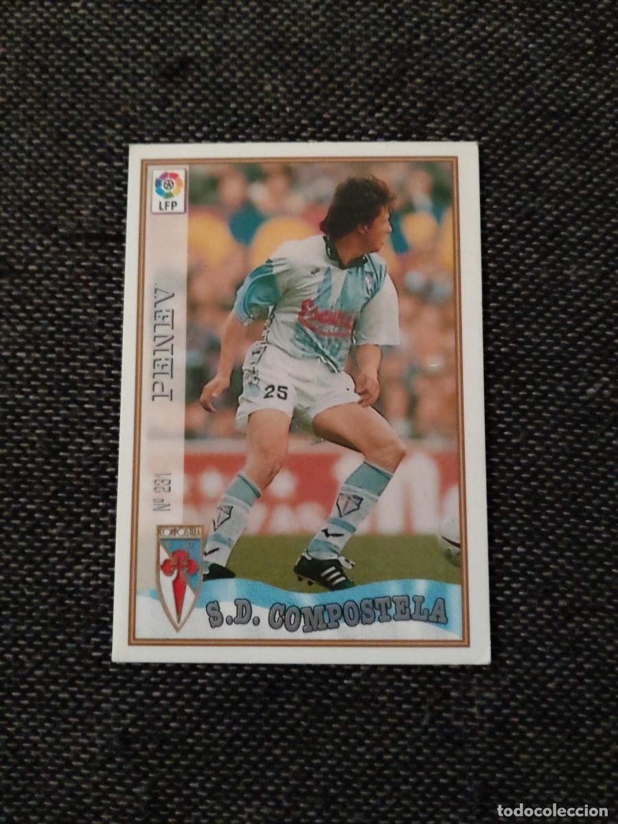 Cromos de f&uacute;tbol: 231 penev compostela mundicromo las fichas de la liga 97-98