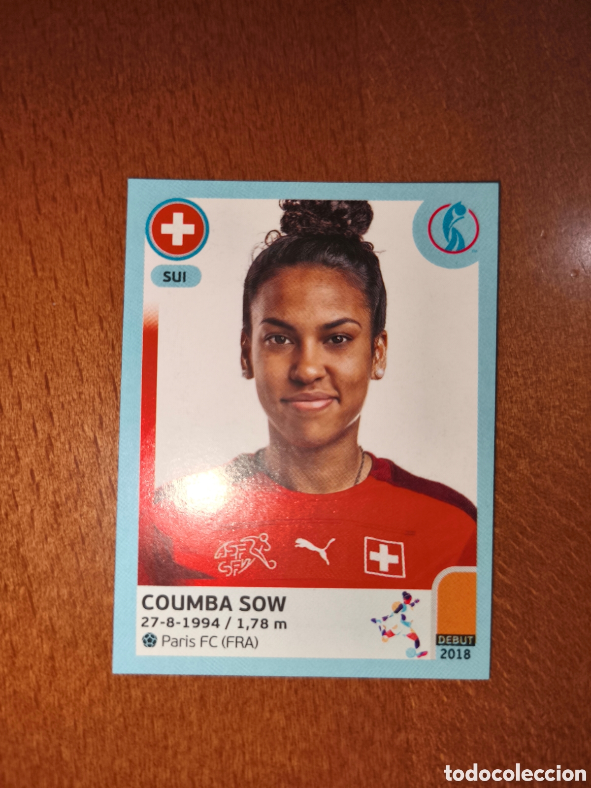 Cromos de f&uacute;tbol: Coumba Sow n&deg;272 Uefa Women's Euro 2022 Suiza
