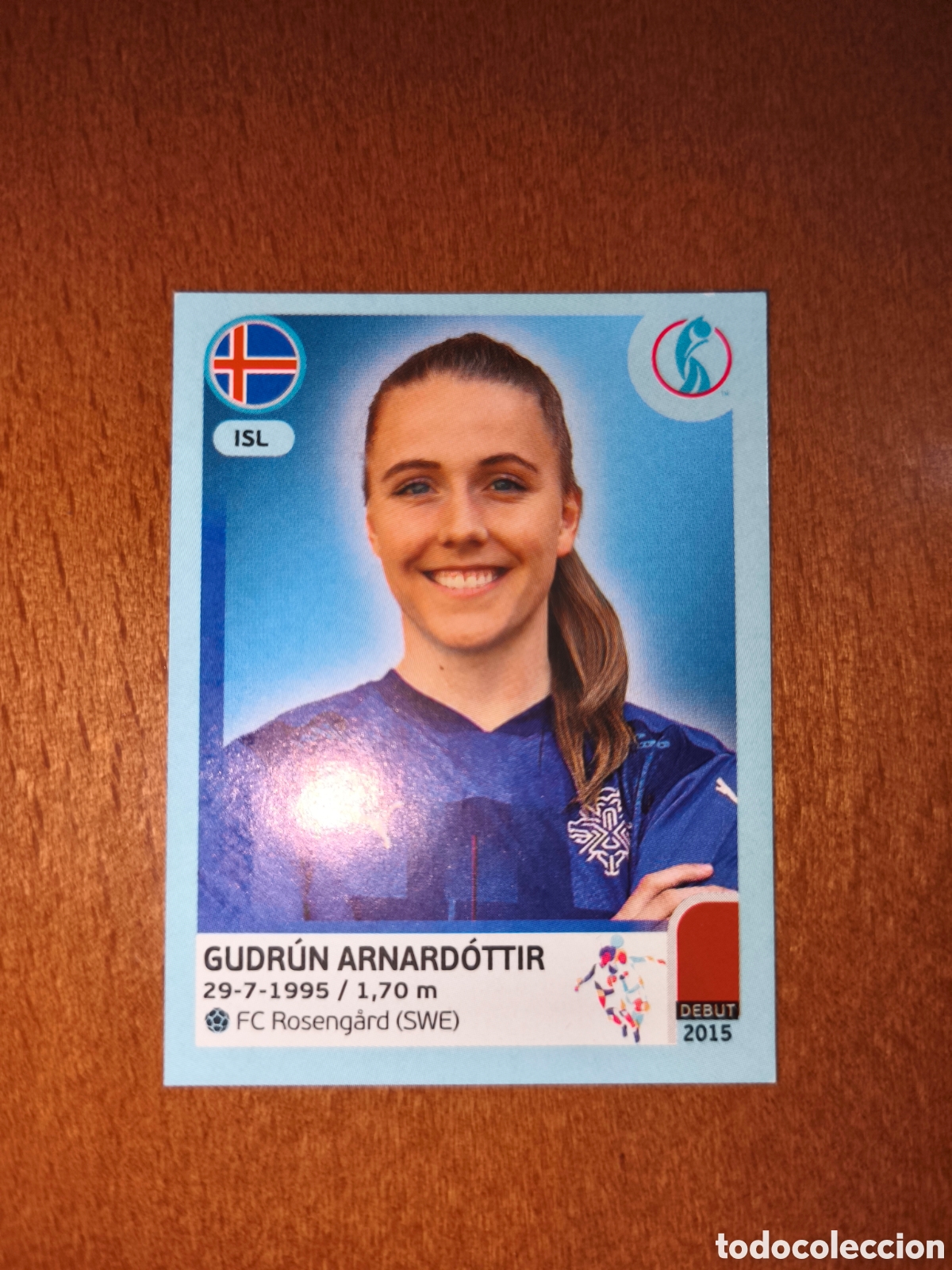Cromos de f&uacute;tbol: Gudrun Arnardottir n&deg;355 Uefa Women's Euro 2022 Islandia