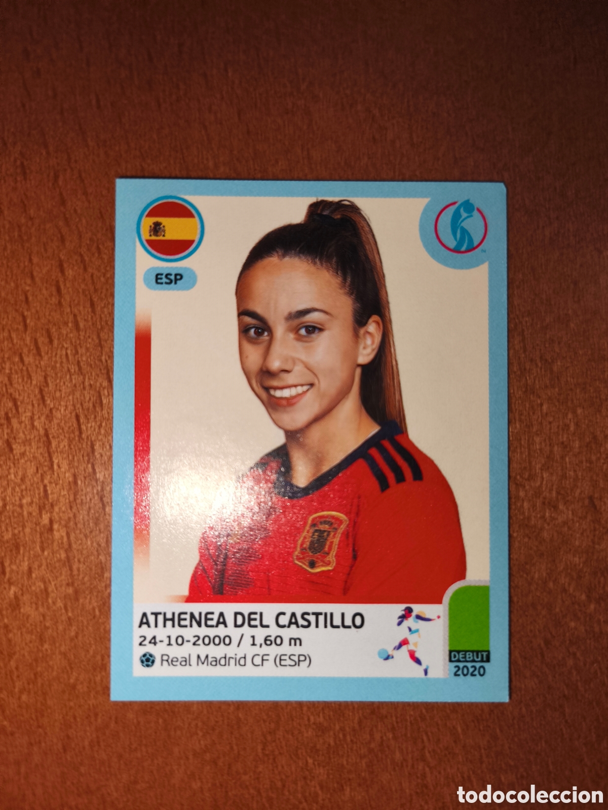 Fu&szlig;ball-Sticker: Athenea Del Castillo n&deg;177 Uefa Women's Euro 2022 Espa&ntilde;a