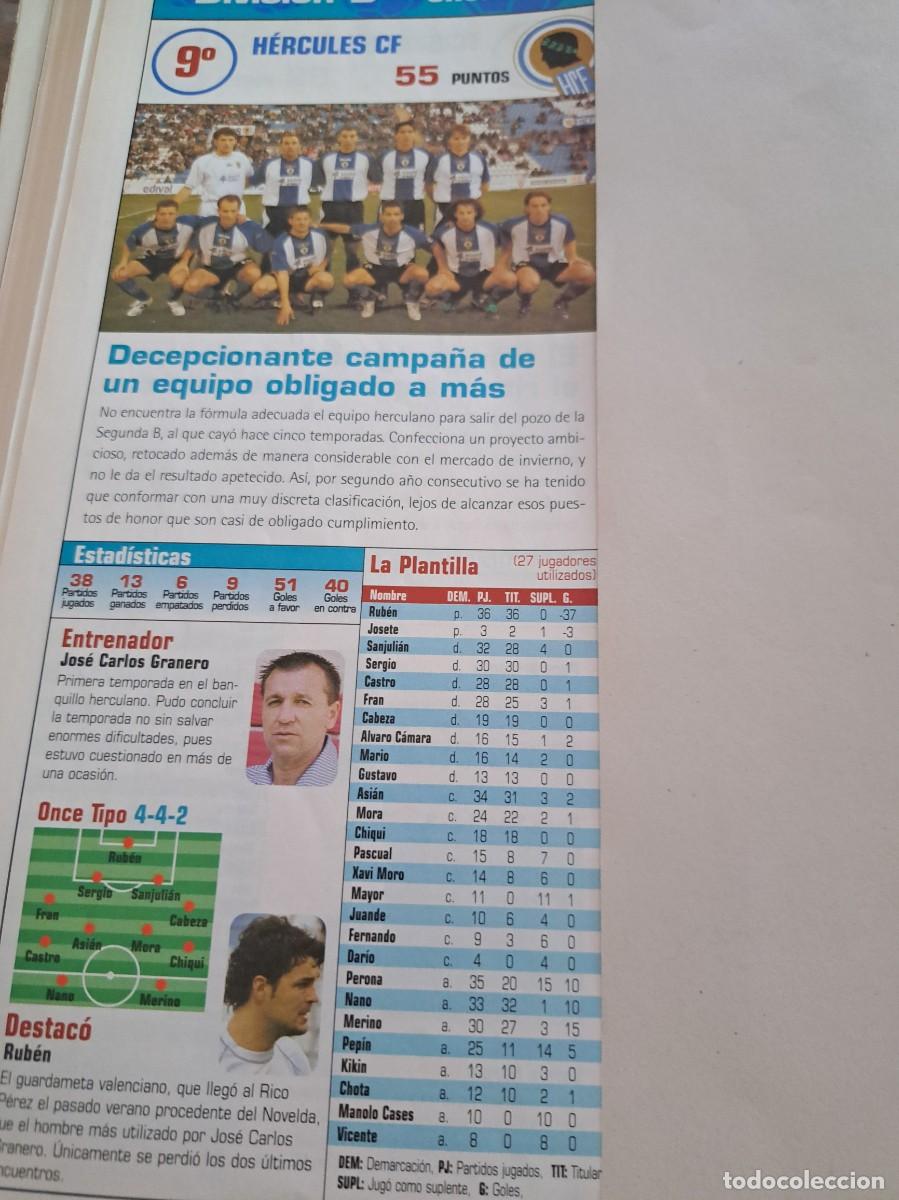 Fu&szlig;ball-Sticker: Foto plantilla y jugadores Don Bal&oacute;n 2003-04. H&eacute;rcules CF