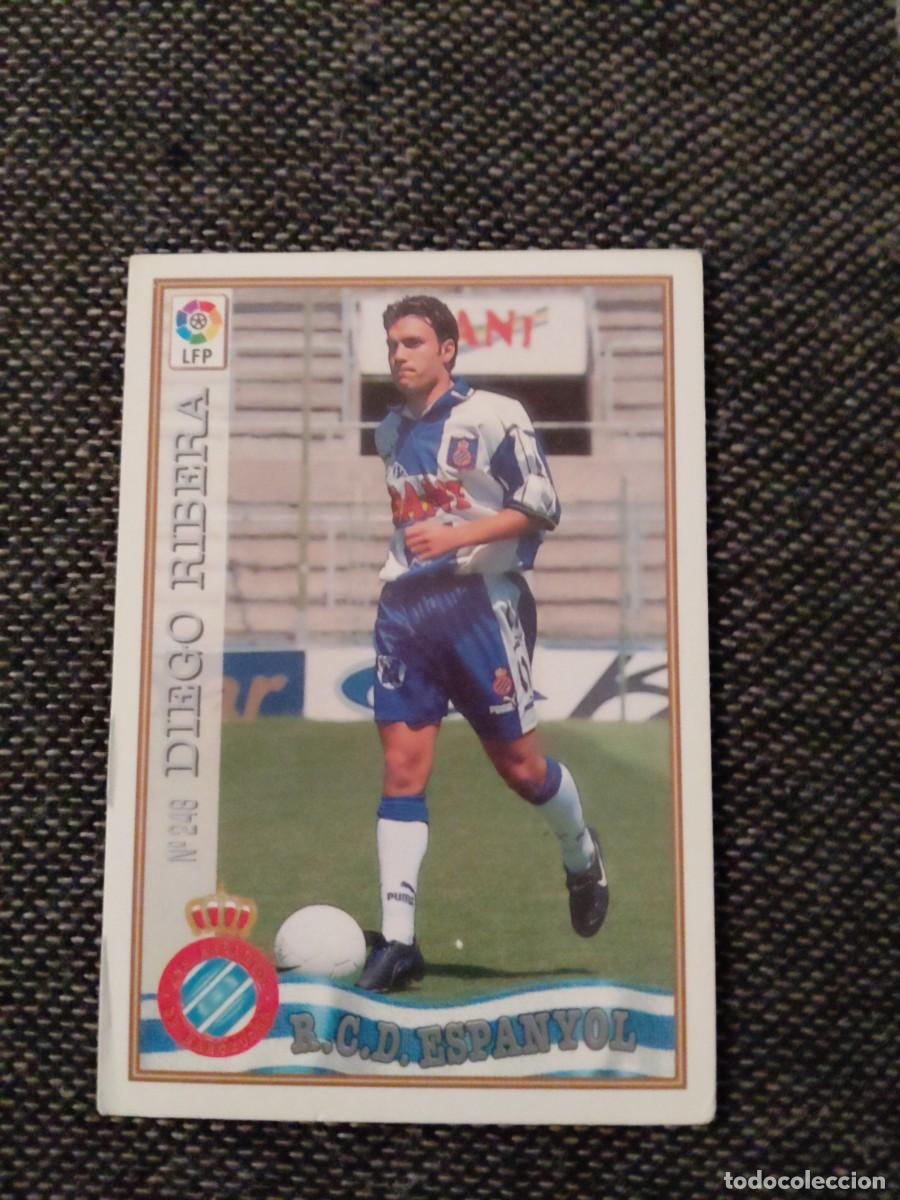 Fu&szlig;ball-Sticker: 248 diego ribera Espanyol mundicromo las fichas de la liga 97-98