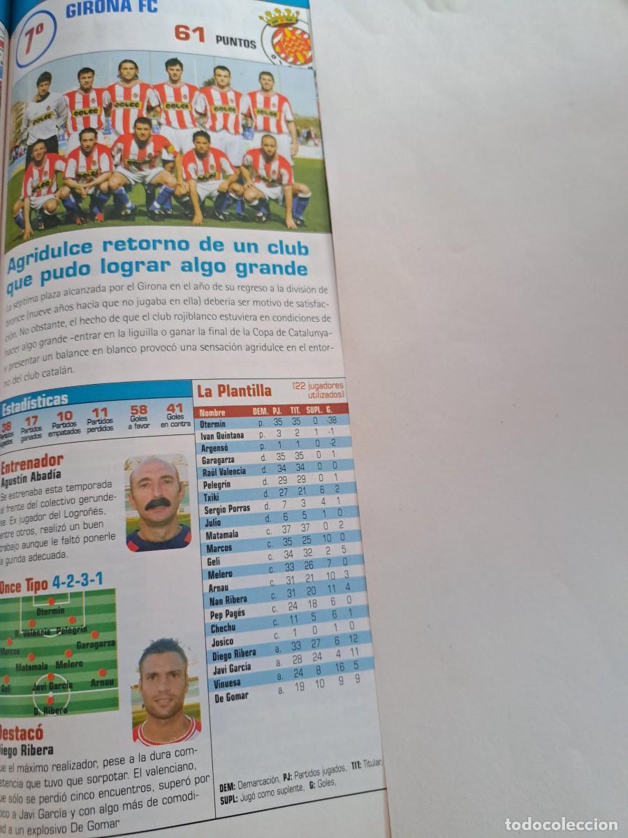 Fu&szlig;ball-Sticker: Foto plantilla y jugadores Don Bal&oacute;n 2003-04. Girona FC