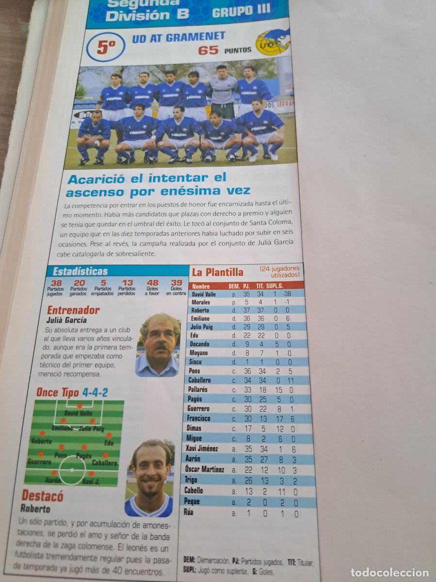 Fu&szlig;ball-Sticker: Foto plantilla y jugadores Don Bal&oacute;n 2003-04. UD Atl&eacute;tico Gramenet
