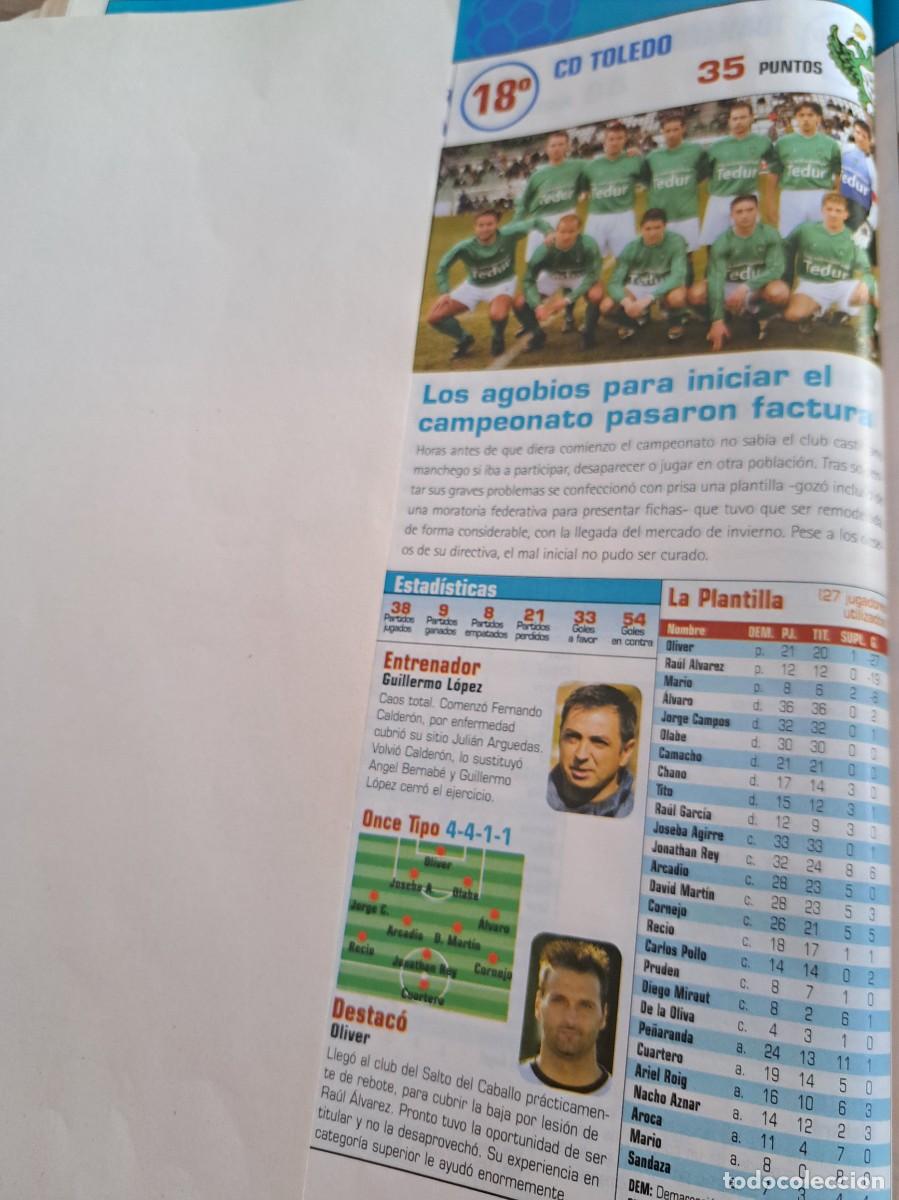 Cromos de f&uacute;tbol: Foto plantilla y jugadores Don Bal&oacute;n 2003-04. CD Toledo
