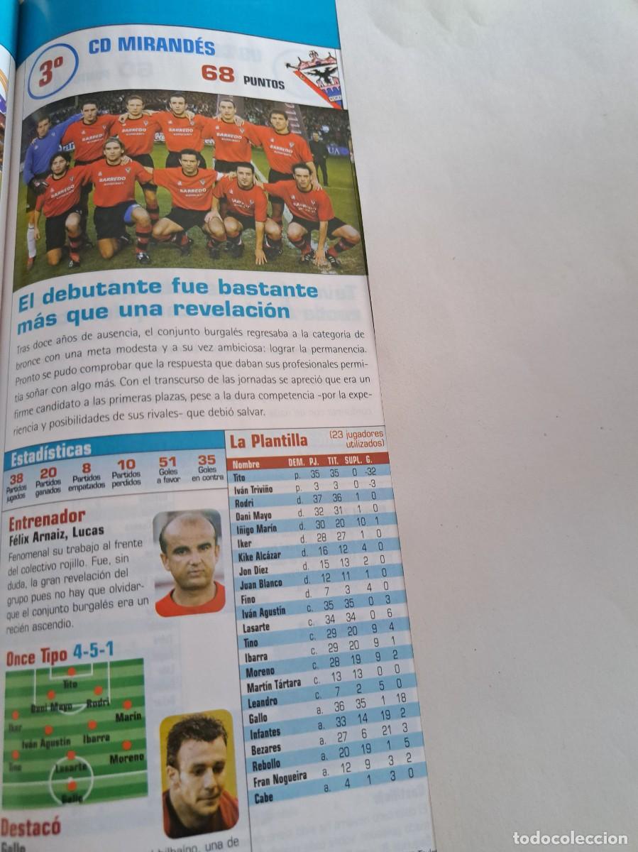 Cromos de f&uacute;tbol: Foto plantilla y jugadores Don Bal&oacute;n 2003-04. CD Mirandes