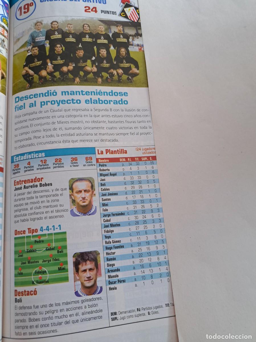 Cromos de f&uacute;tbol: Foto plantilla y jugadores Don Bal&oacute;n 2003-04. Caudal Deportivo