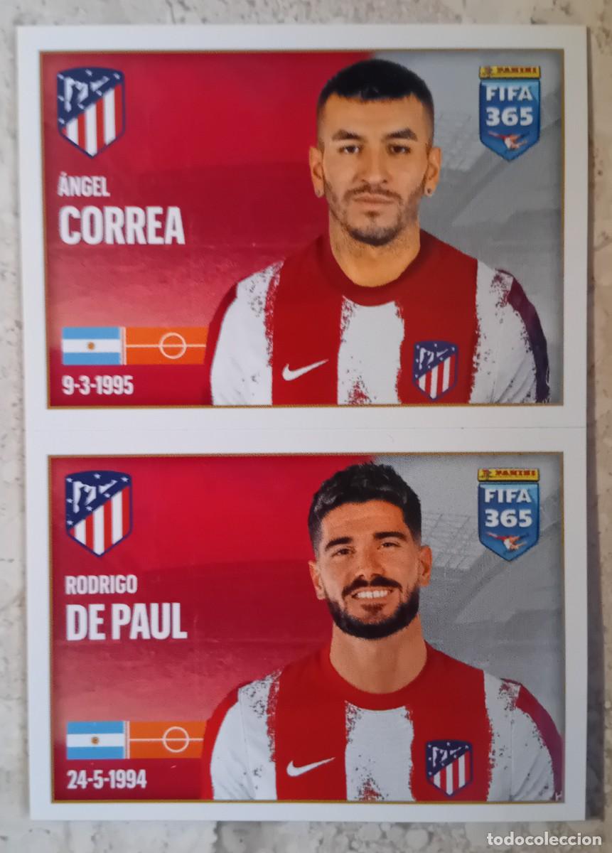 Fu&szlig;ball-Sticker: Figurina Panini 2021-22 Cromo Fifa 365 2022 Correa De Paul Atletico Madrid n 99