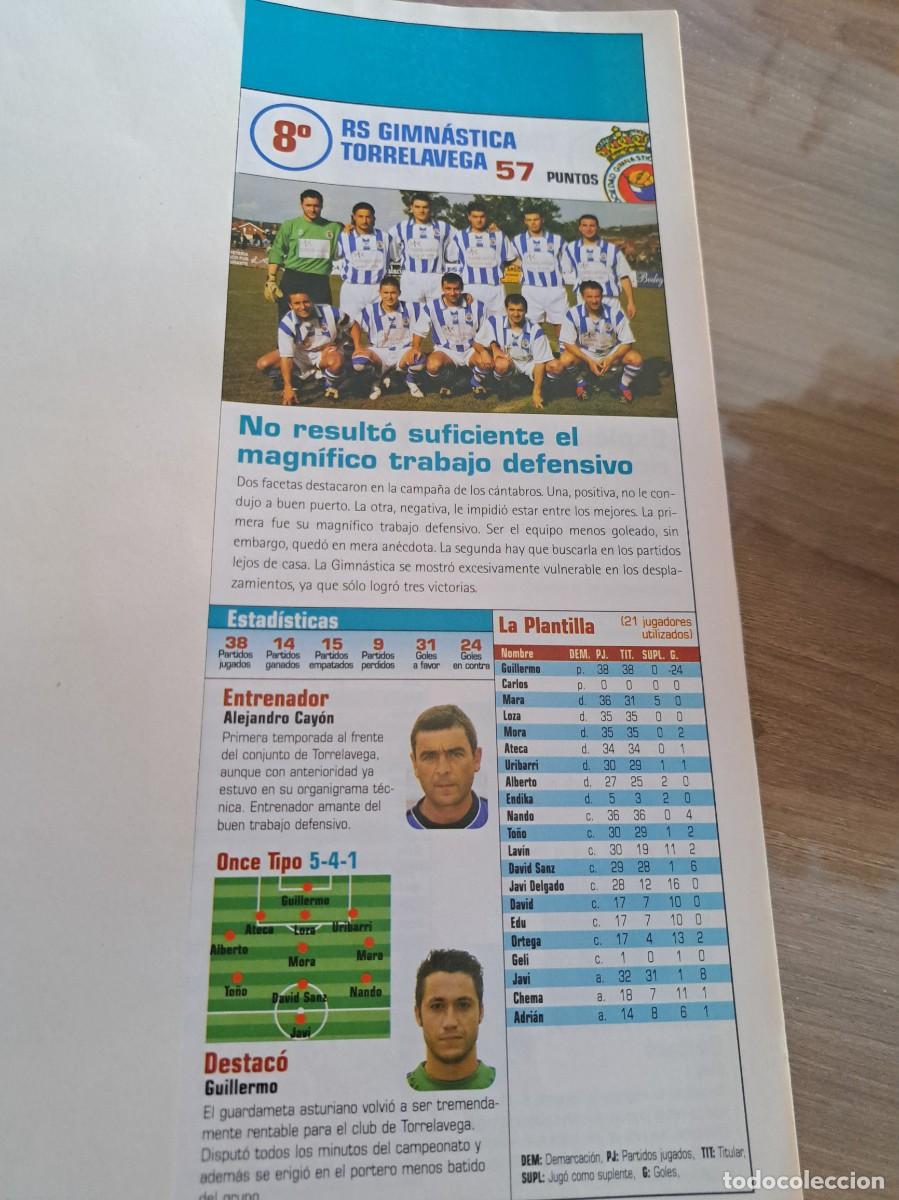 Fu&szlig;ball-Sticker: Foto plantilla y jugadores Don Bal&oacute;n 2003-04. Gimnastica Torrelavega