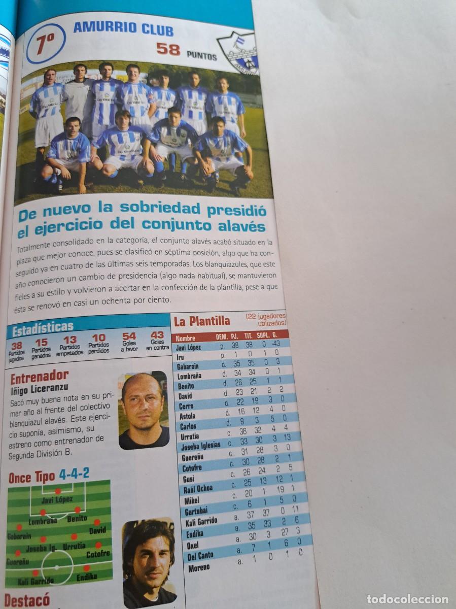 Fu&szlig;ball-Sticker: Foto plantilla y jugadores Don Bal&oacute;n 2003-04. Amurrio Club