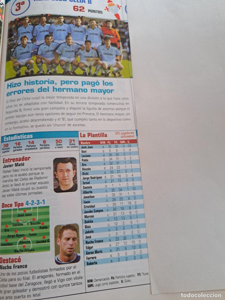 Cartes &agrave; collectionner de Football: Foto plantilla y jugadores Don Bal&oacute;n 2003-04. Celta Vigo B