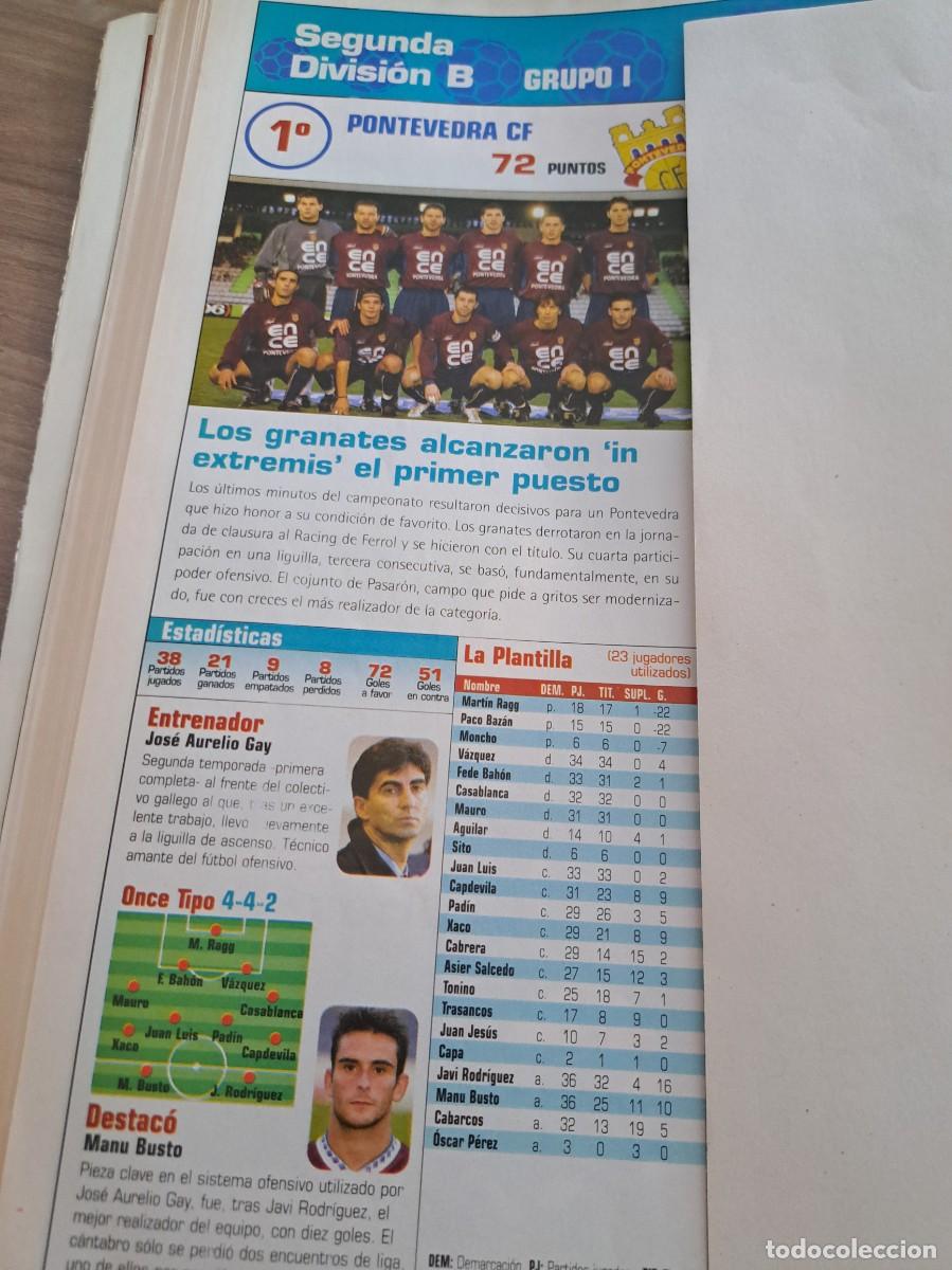 Football Stickers: Foto plantilla y jugadores Don Bal&oacute;n 2003-04. Pontevedra CF