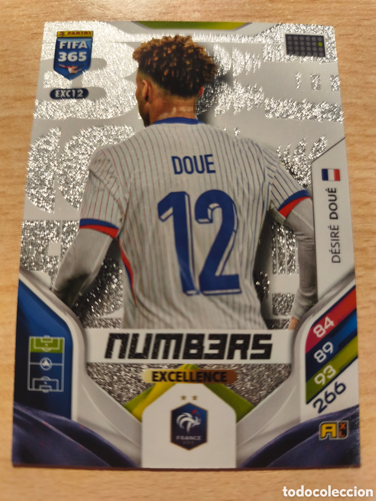 Cromos de Futebol: EXC 12 DESIRE DOUE FRANCIA FRANCE NUMBERS EXCELLENCE FIFA 365 2025 2026 PANINI 25 26 EXC12