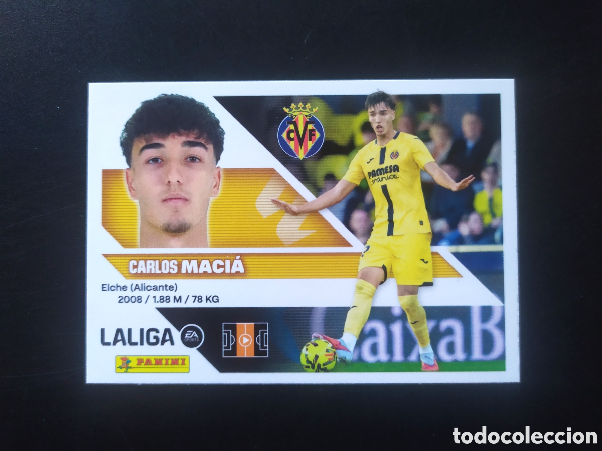 Cromos de f&uacute;tbol: Liga este 2026 2027 26 27 panini Macia n&deg; 13 Villarreal