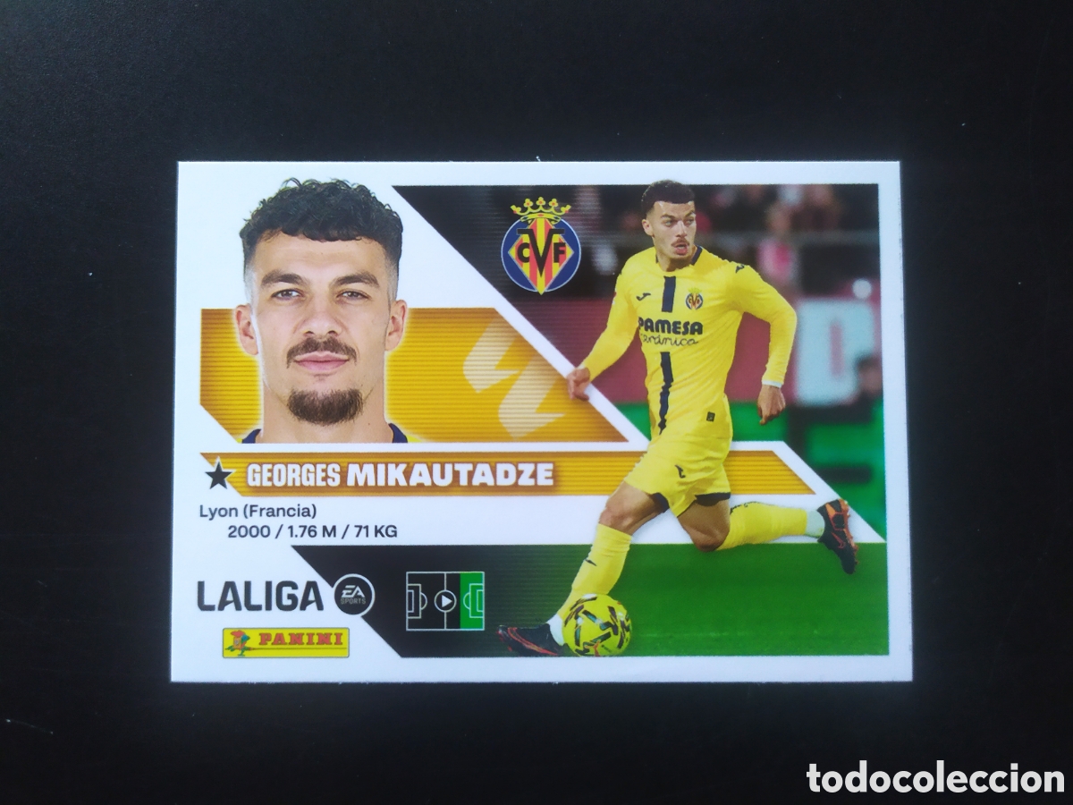 Cromos de f&uacute;tbol: Liga este 2026 2027 26 27 panini Mikautadze n&deg; 19 Villarreal