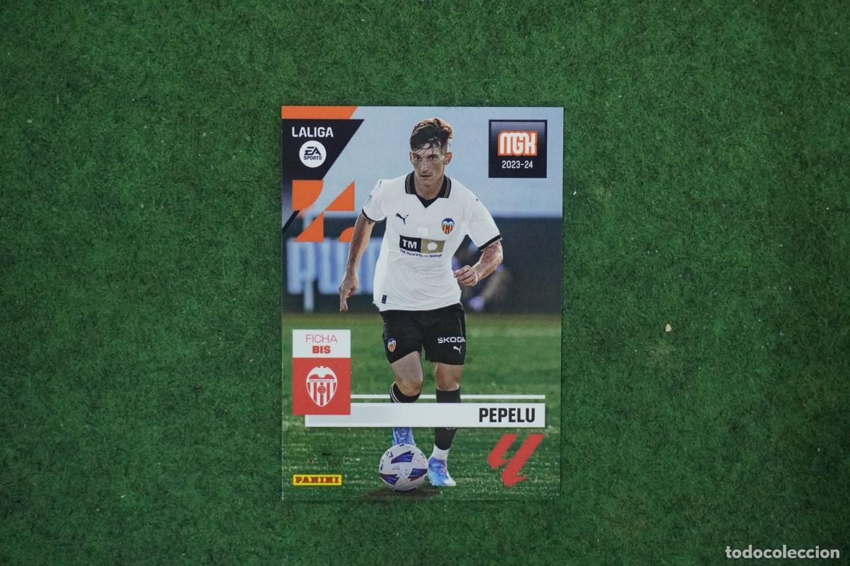 Cromos de f&uacute;tbol: 353 BIS PEPELU VALENCIA MEGACRACKS 2023 2024 MGK 23 24 PANINI LALIGA EA SPORTS