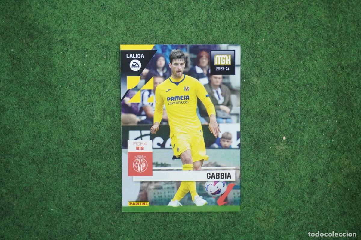 Cromos de f&uacute;tbol: 366 BIS GABBIA VILLARREAL MEGACRACKS 2023 2024 MGK 23 24 PANINI LALIGA EA SPORTS