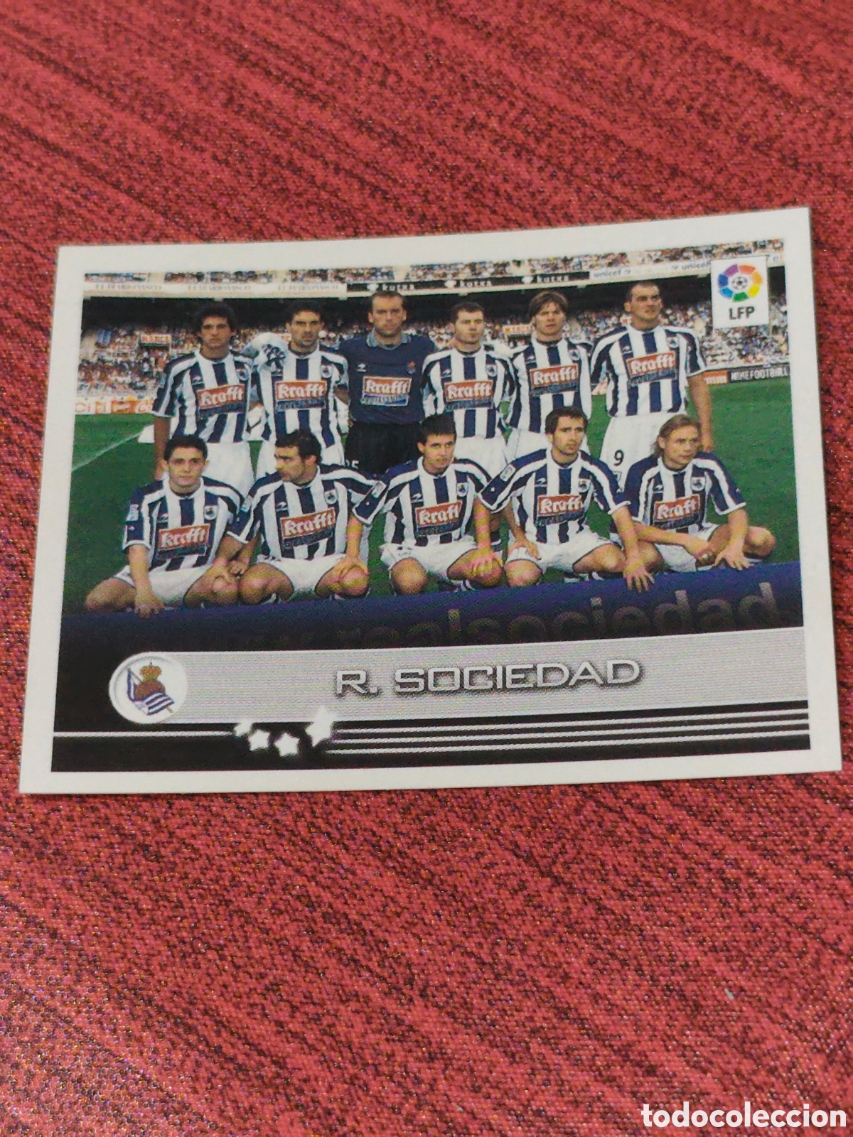 Cromos de f&uacute;tbol: 320 ALINEACI&Oacute;N REAL SOCIEDAD SUPERLIGA DE ESTRELLAS 2002 2003