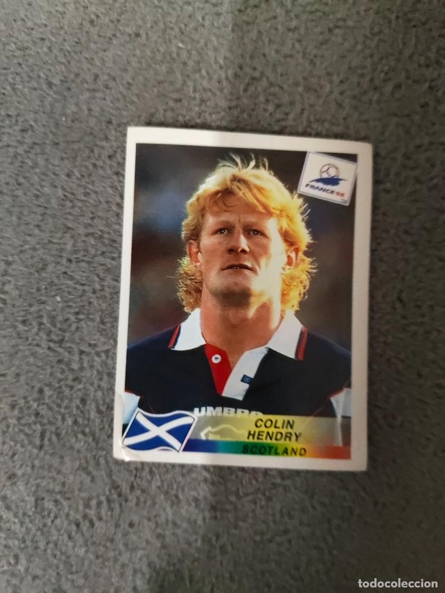 Cromos de f&uacute;tbol: 36 MUNDIAL 1998 PANINI COLIN HENDRY ESCOCIA - 98 WORLD CUP FRANCIA PANINI FIFA AAY