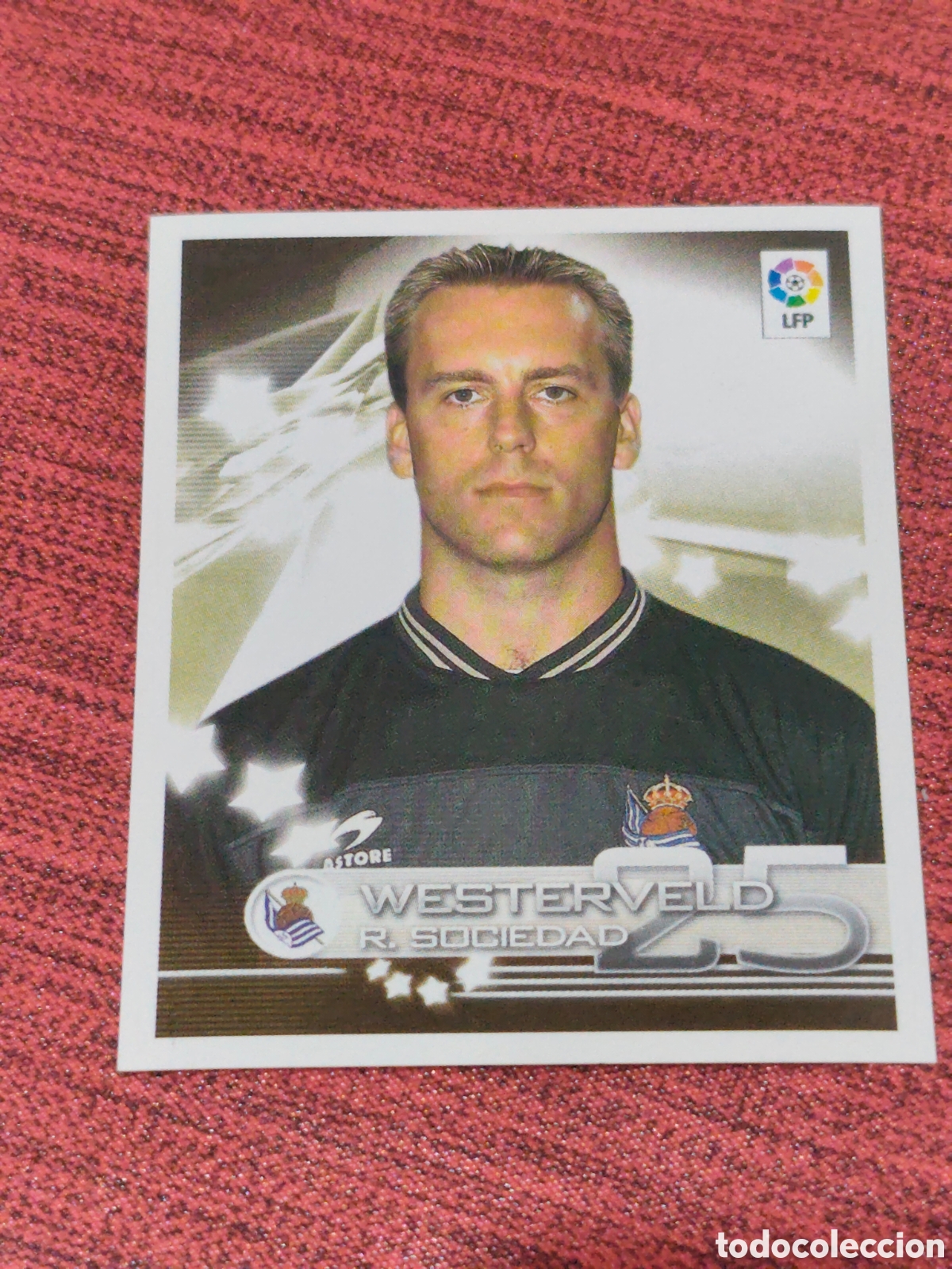 Cromos de f&uacute;tbol: 321 WESTERVELD REAL SOCIEDAD SUPERLIGA DE ESTRELLAS 2002 2003