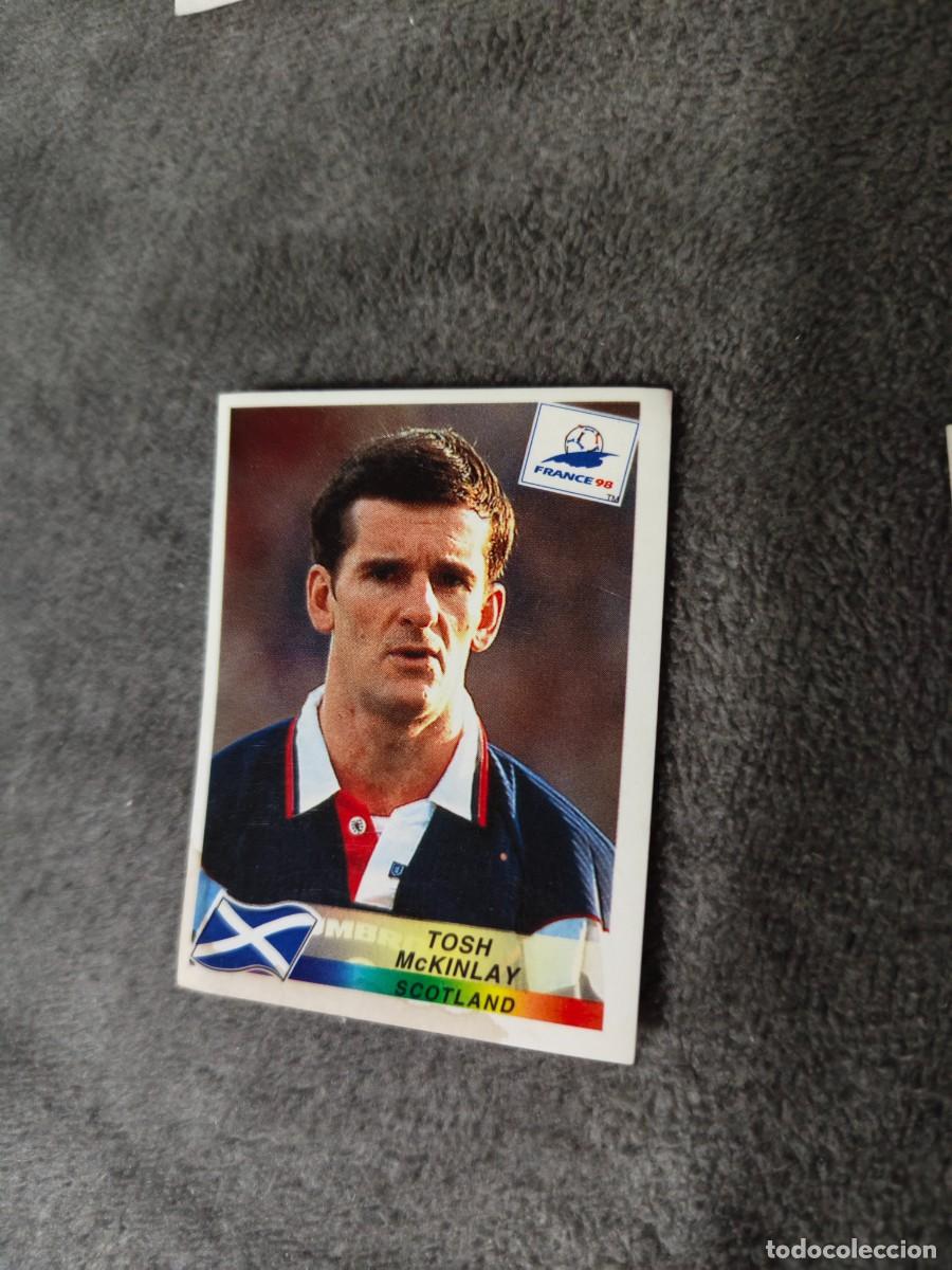 Cromos de f&uacute;tbol: 38 MUNDIAL 1998 PANINI TOSH MCKINLAY ESCOCIA - 98 WORLD CUP FRANCIA PANINI FIFA AAY