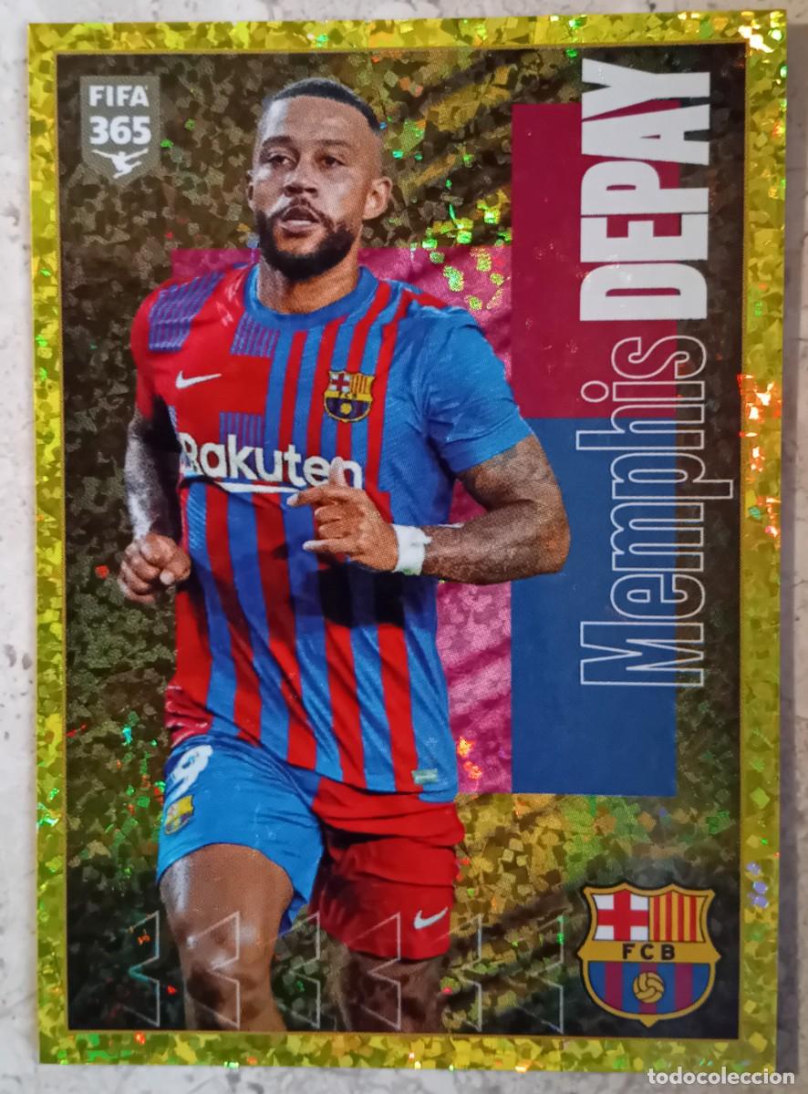 Cromos de f&uacute;tbol: Figurina Panini 2021-22 Cromo Fifa 365 2022 Memphis Depay Barcelona n 120