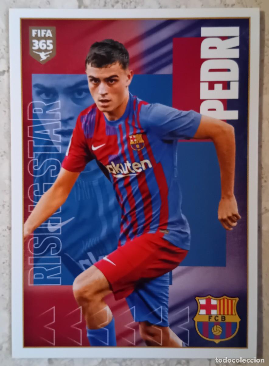 Cromos de f&uacute;tbol: Figurina Panini 2021-22 Cromo Fifa 365 2022 Pedri Barcelona n 121 Rising Star