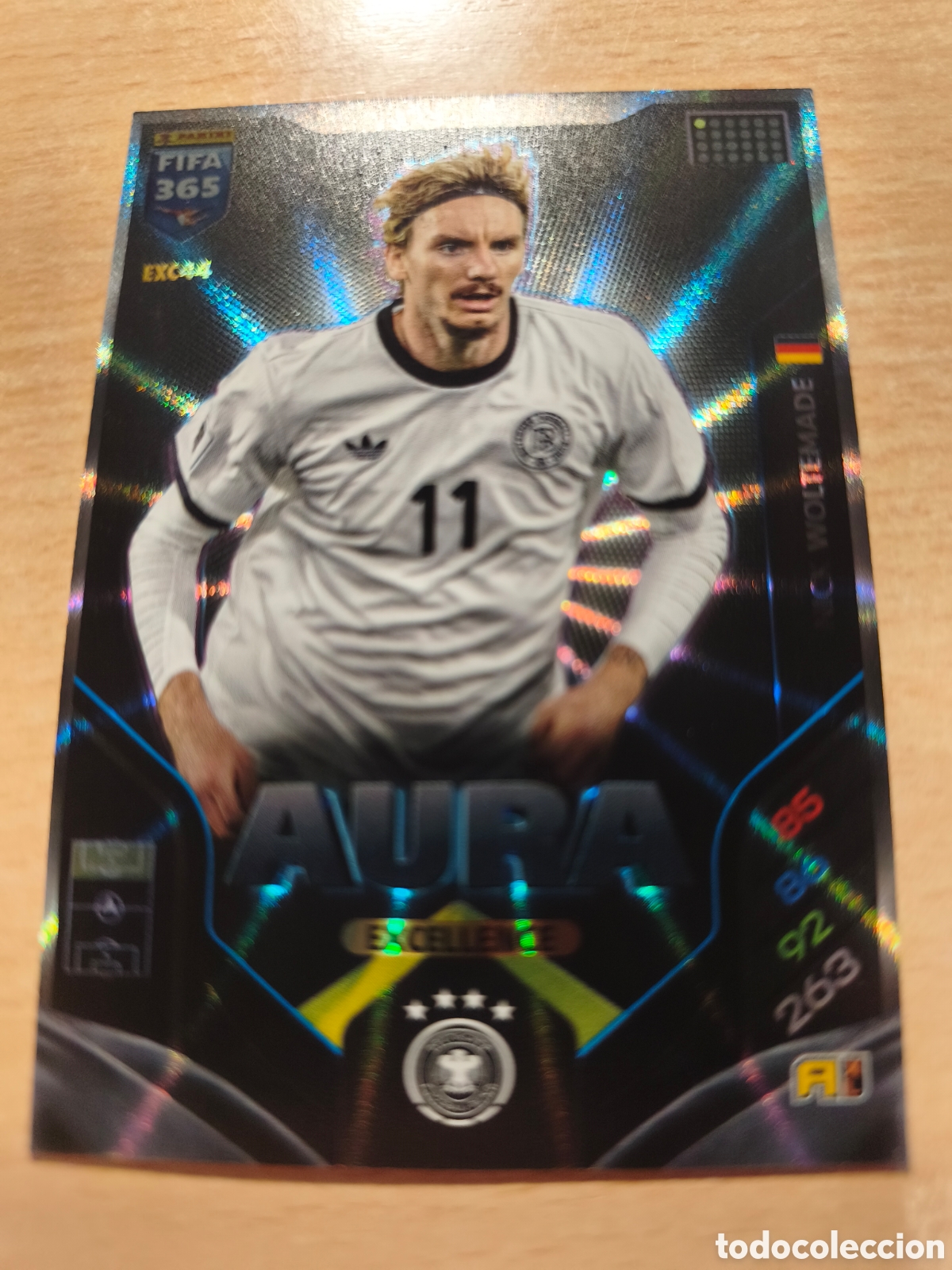 Cromos de f&uacute;tbol: EXC 44 WOLTEMADE ALEMANIA GERMANY AURA EXCELLENCE FIFA 365 2025 2026 PANINI 25 26 EXC44